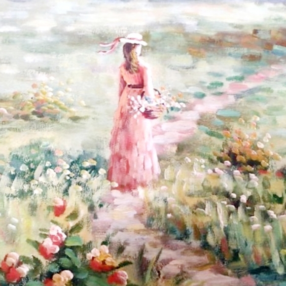 Signed W.Hodges framed oil painting on canvas - Picture 3 of 13